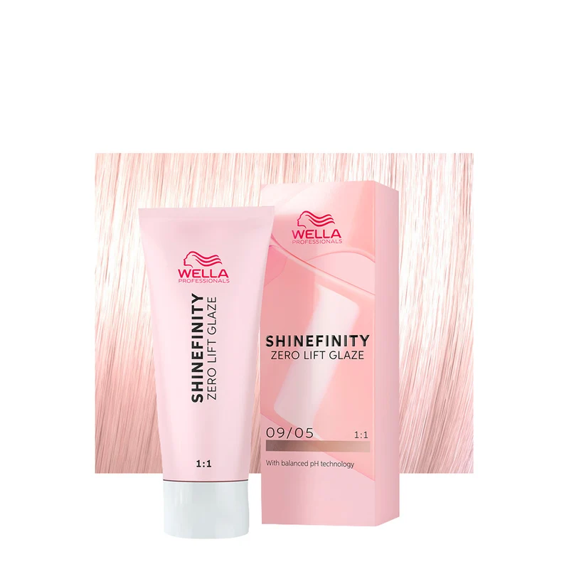 Wella Shinefinity Silk Blush 09/05 Biondo Chiarissimo Naturale Mogano 60ml - colore demi-permanente