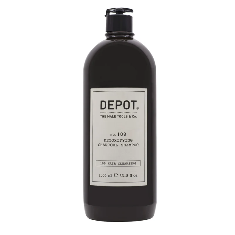 Depot Hair Cleansing No. 108 Detoxifying Charchoal Shampoo 1000ml - shampoo detossinante