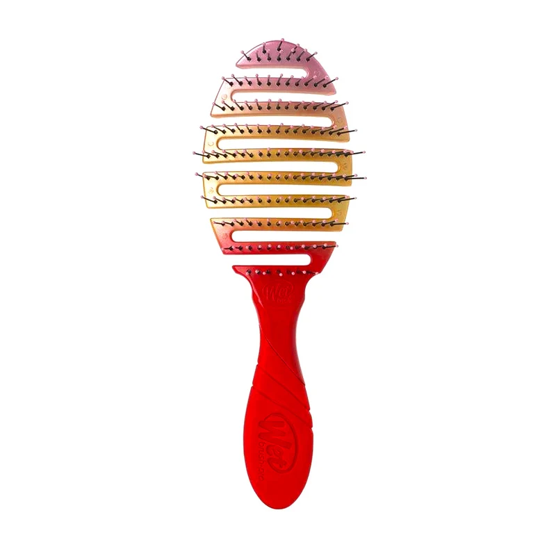 WetBrush Pro Flex Dry Colar Ombre - spazzola flessibile con ombre corallo