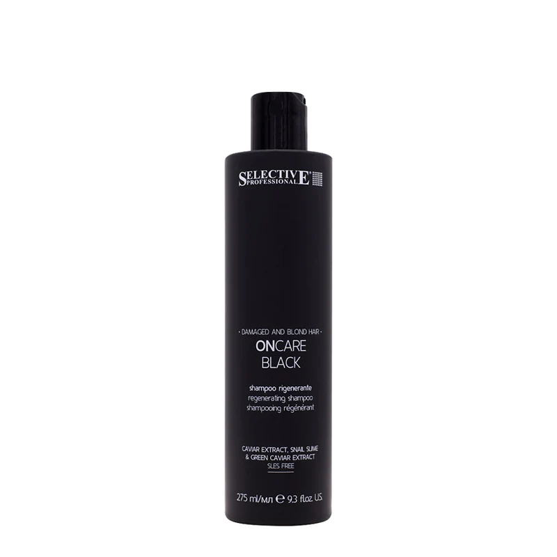 Selective Professional On Care Black Shampoo 275ml - shampoo rigenerante capelli biondi