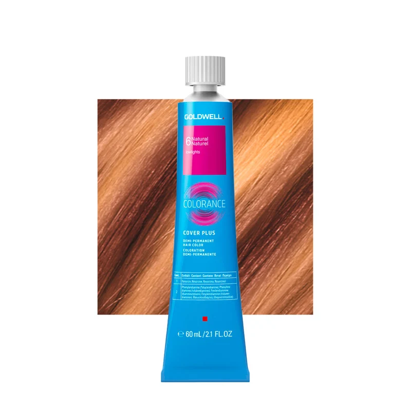6Natural Goldwell Colorance Cover Plus Tb Natural 60ml - colorazione demi permanente