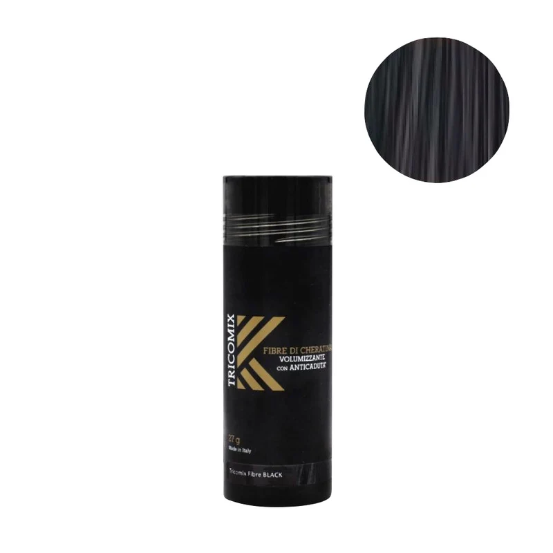 Tricomix Fibre Di Cheratina Black 27gr - fibre di cheratina volumizzanti con anticaduta