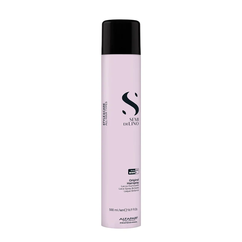 Alfaparf Milano Semi Di Lino Style&Care Original Hairspray 500ml - lacca illuminante tenuta forte