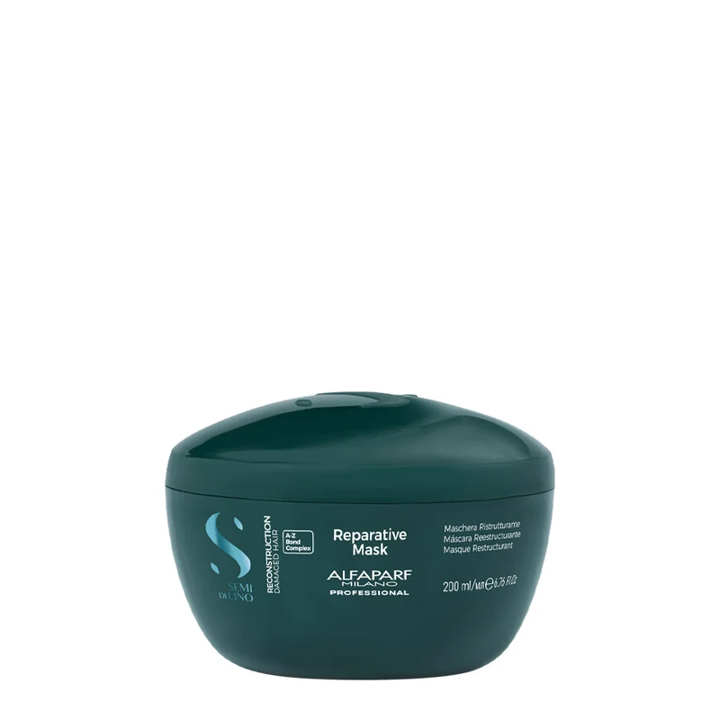 Alfaparf Milano Semi di Lino Reconstruction Reparative Mask 200ml - maschera ristrutturante capelli da medi a spessi