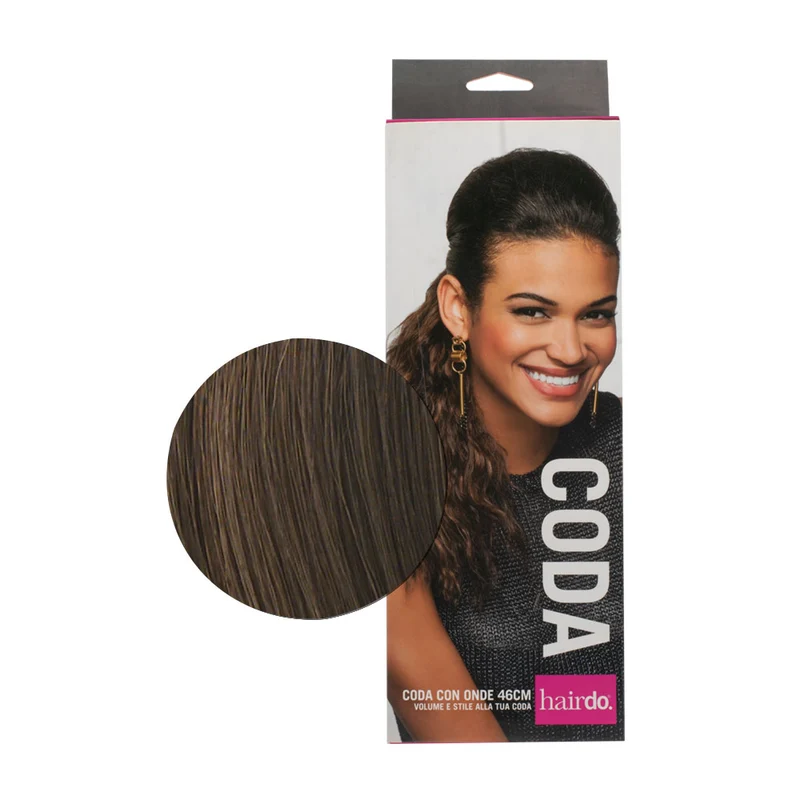 Hairdo Coda Con Onde Castano Chiaro 46cm - coda con onde