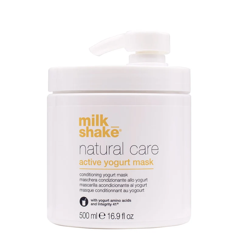 Z.one Concept Milk Shake Natural Care Active Yogurt Mask 500ml - maschera nutriente capelli naturali o colorati