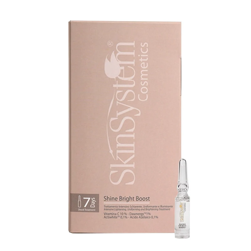 SkinSystem Shine Bright Boost 7x2ml - trattamento intensivo schiarente uniformante e illuminante