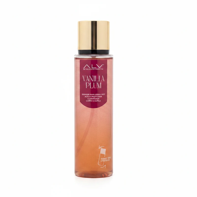 ALVIERO MARTINI SHIMMER HAIR BODY MIST - VANILLA PLUM 200ML