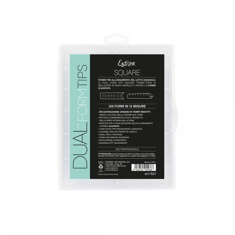 Estrosa Dual Form Tips Square - Estrosa 120 pz