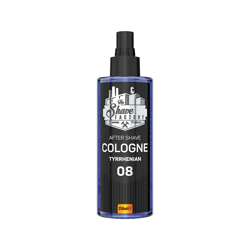 THE SHAVE FACTORY AFTERSHAVE COLOGNE TYRRHENIAN 08 250ML