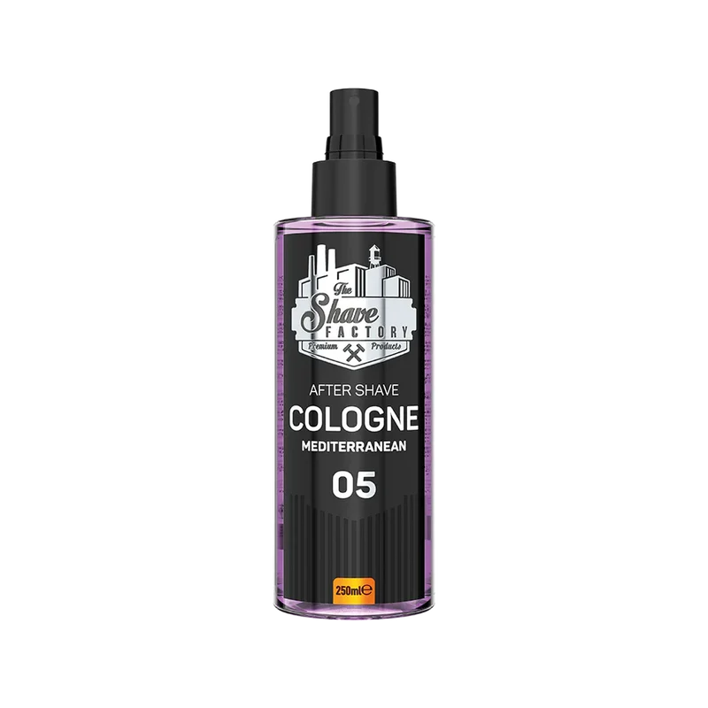 THE SHAVE FACTORY AFTERSHAVE COLOGNE MEDITERRANEAN 05 250ML