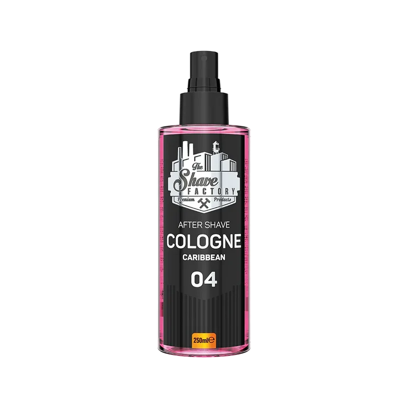 THE SHAVE FACTORY AFTERSHAVE COLOGNE CARIBBEAN 04 250ML