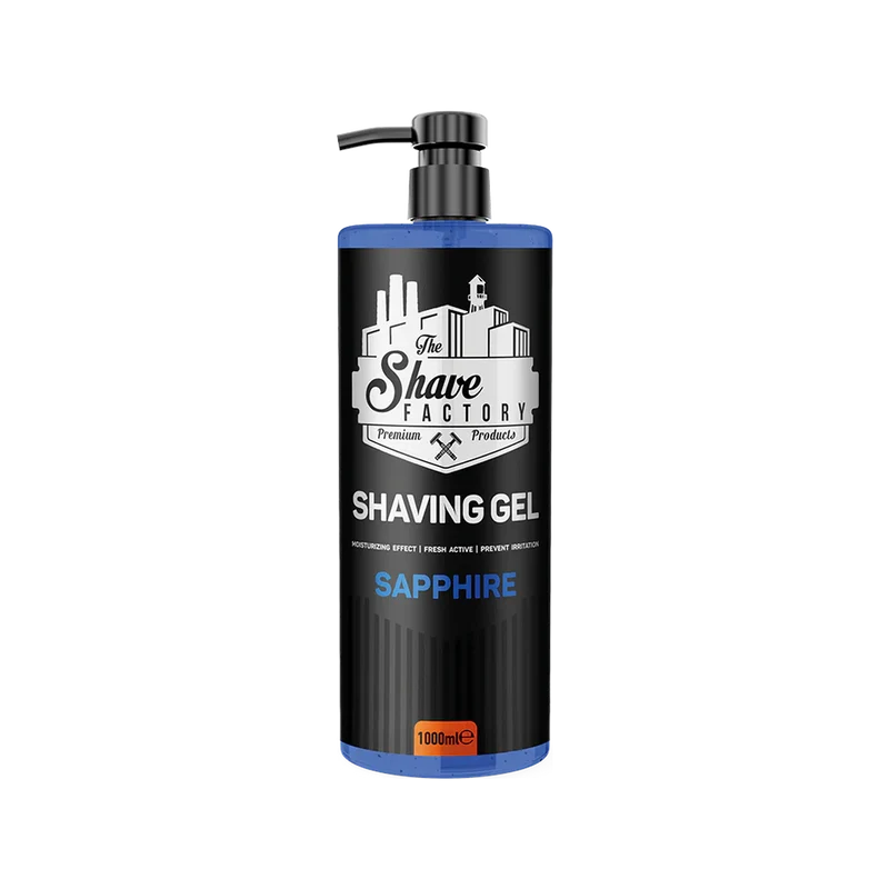 THE SHAVE FACTORY SHAVING GEL SAPPHIRE 1000ML