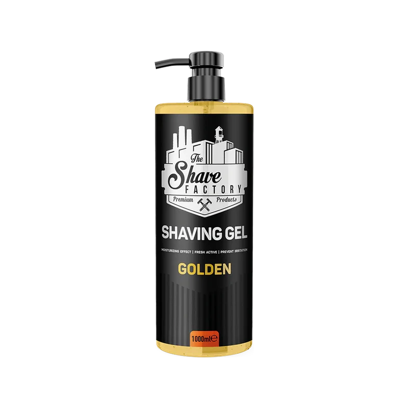 THE SHAVE FACTORY SHAVING GEL GOLDEN 1000 ML