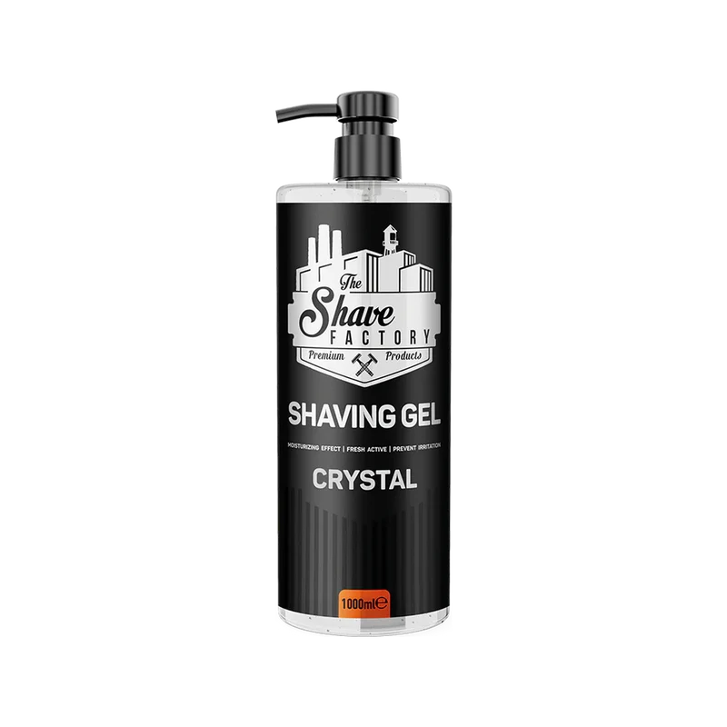 THE SHAVE FACTORY SHAVING GEL CRYSTAL 1000ML