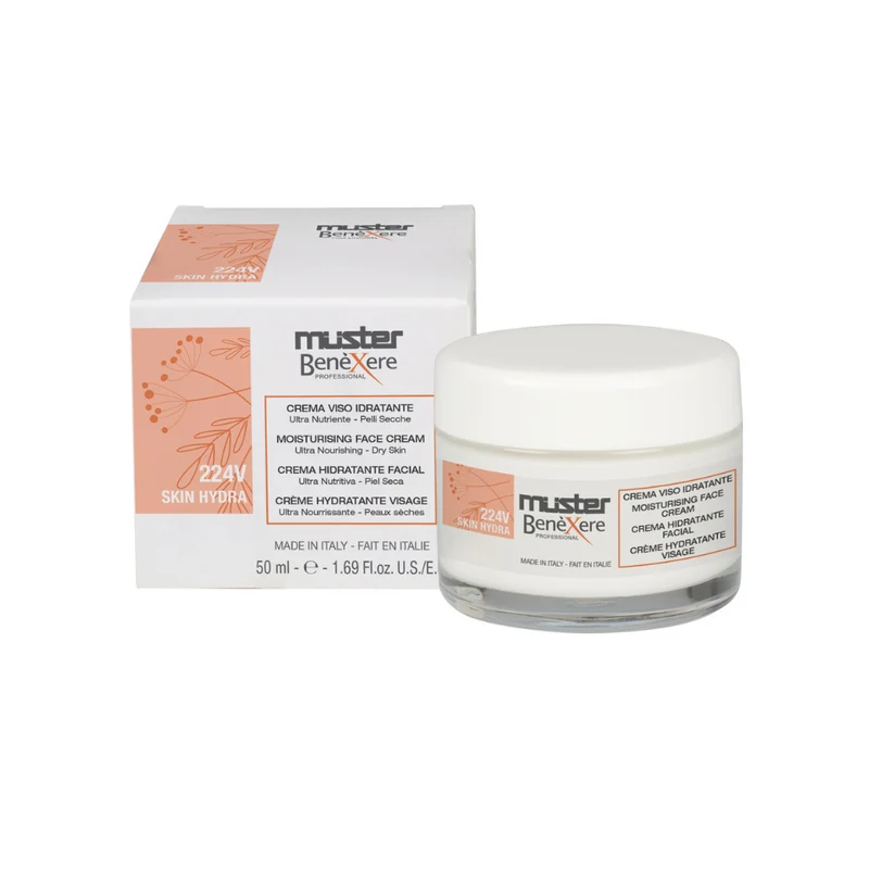 Muster New Benexere Crema viso idratante ultra nutriente per pelli secche 224V