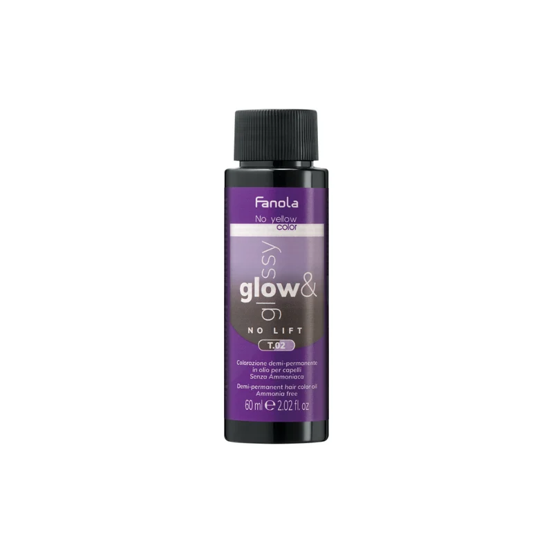 Fanola No Yellow glow&glossy No lift T.02 toner naturale viola 60ml