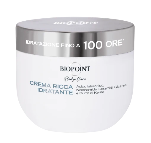 Biopoint Body Care Crema Ricca Idratante fino a 100ore 400ml