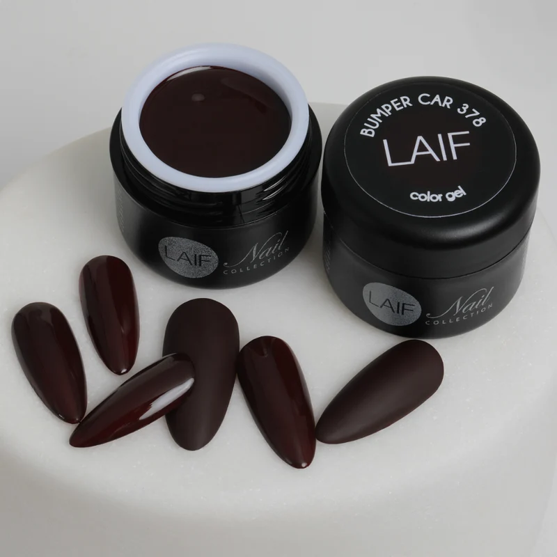 Laif Gel Color Basic CB378 Bumper Car – Gel Unghie Marrone Intenso 6 ml