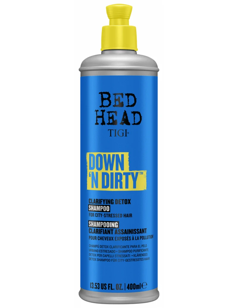 TIGI Bed Head Down'n' Dirty Shampoo Detox Uso Quotidiano 400ml