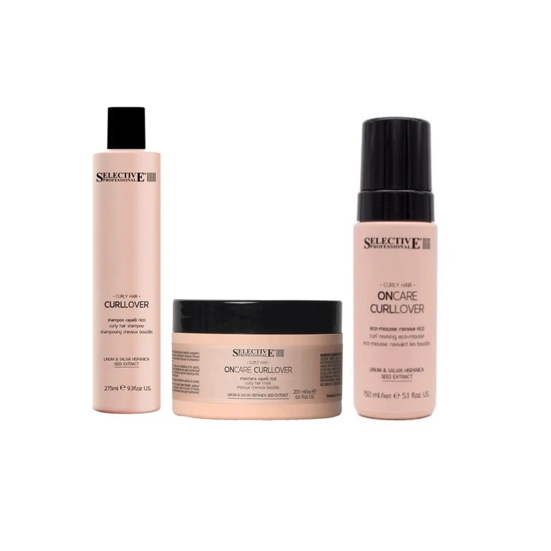 SELECTIVE KIT CURL SHAMPOO 275ML + MASCHERA 200ML + MOUSSE 150ML