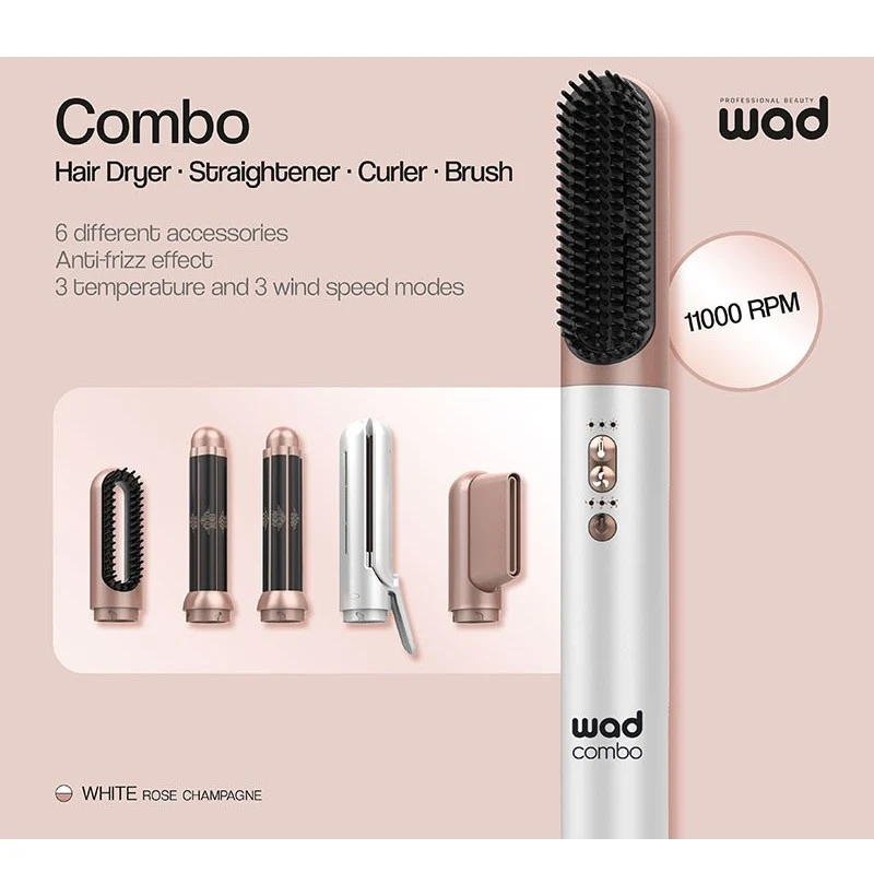 COMBO 6 EN 1 HAIR DRYER WAD