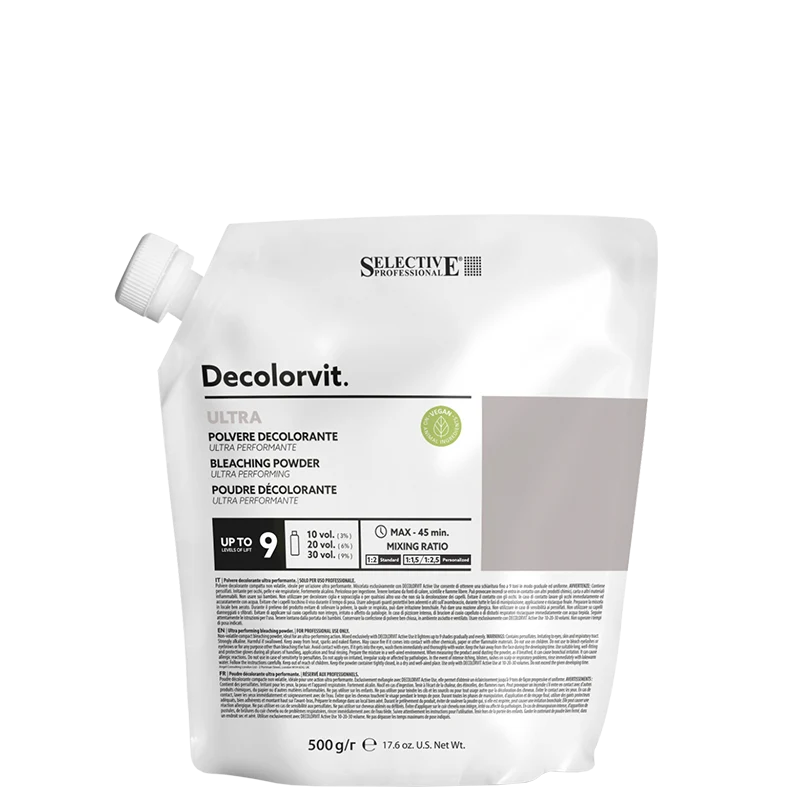 SELECTIVE DECOLORVIT ULTRA - POLVERE DECOLORANTE UP TO 9 TONI 500GR