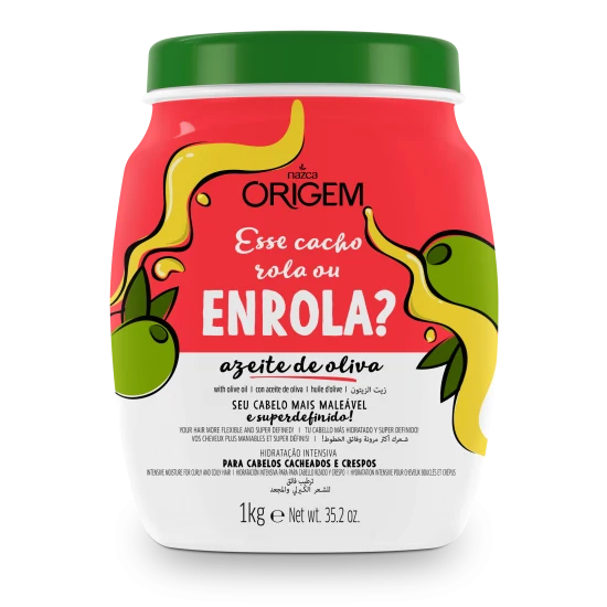 NAZCA Origem Maschera per Capelli Ricci all'Olio di Oliva 1Kg