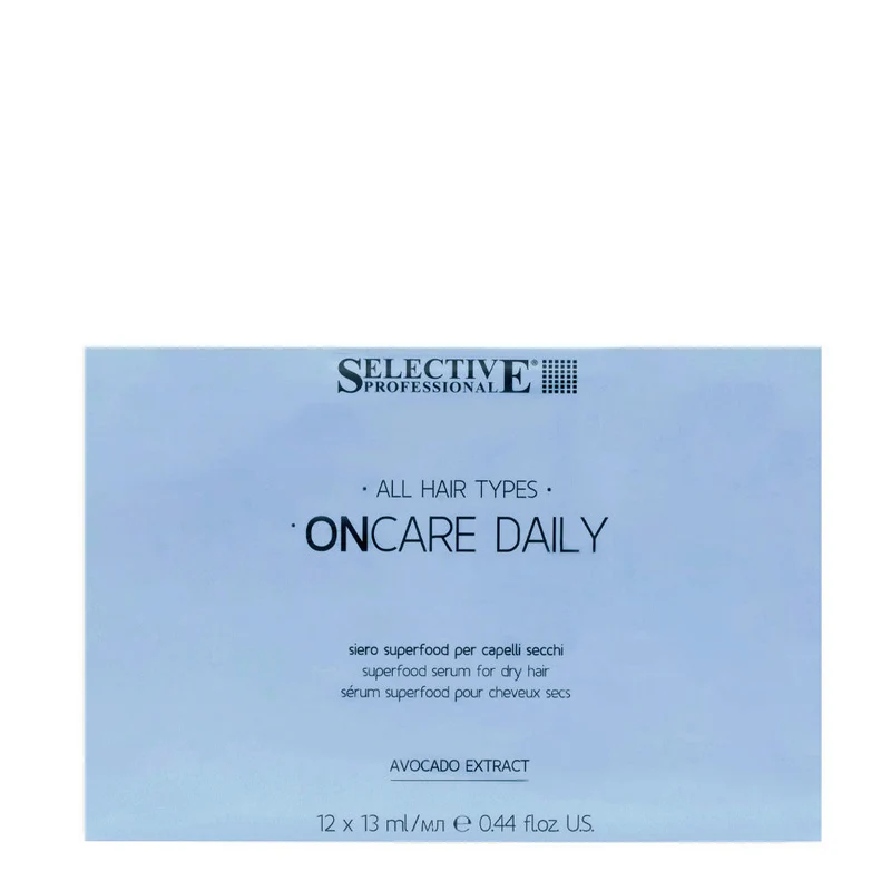 SELECTIVE ONCARE DAILY SIERO SUPERFOOD PER CAPELLI SECCHI 12X13ML