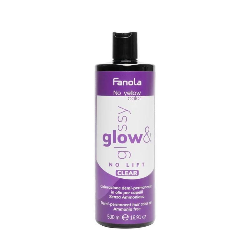 Fanola No Yellow glow&glossy no lift clear 500ml