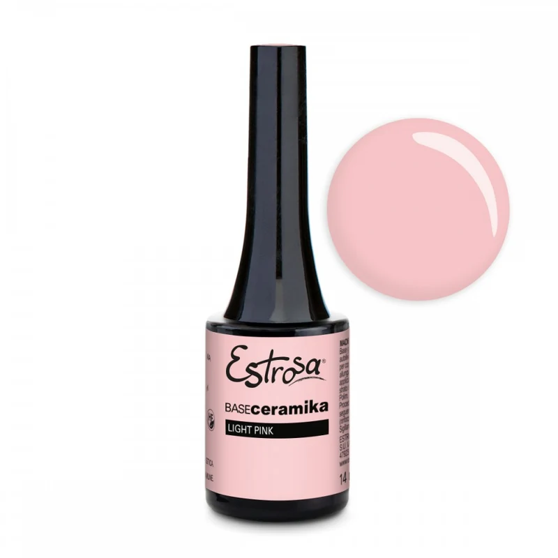 ESTROSA BASE CERAMIKA GEL BUILDER LIGHT PINK 14ML