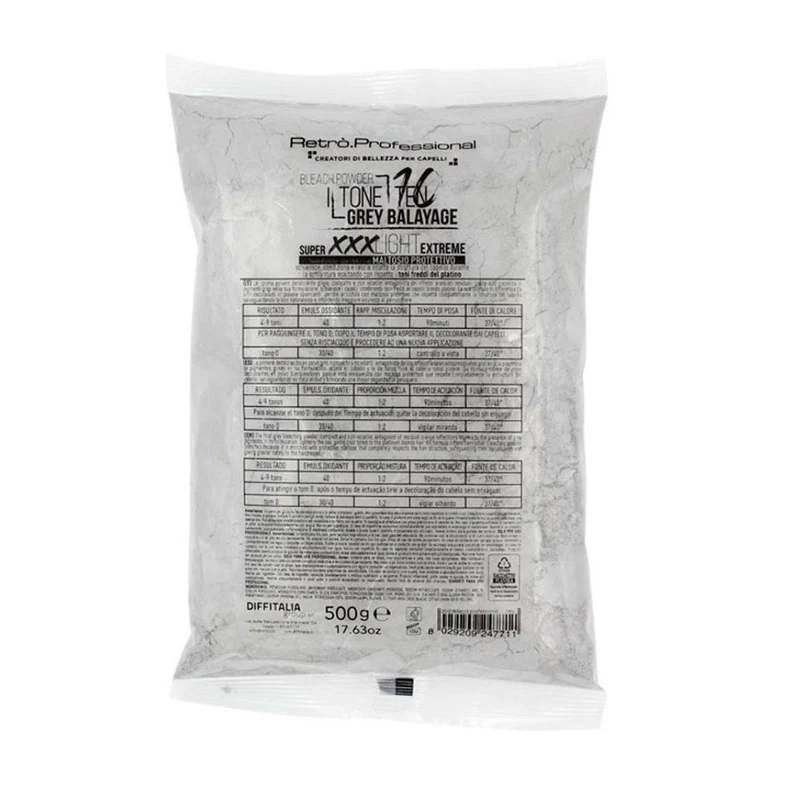 Retrò decolorante Itone Ten Grey Balayage XXX polvere 500gr