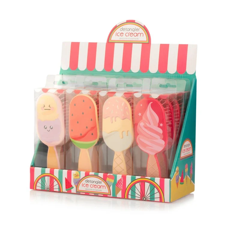 Labor Espositore con Spazzole Detangler Ice Cream 12 pezzi