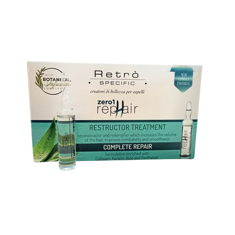 Retrò Rephair Trattamento Ristrutturante Zero1 12X10ml
