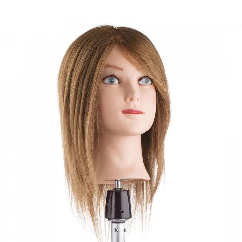Hair Care Testina lunghezza 25-30cm Capelli 100% Naturali Colore 6