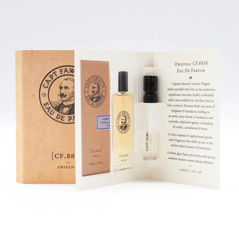 Eau de Parfum Original Captain Fawcett Samples 2 ml