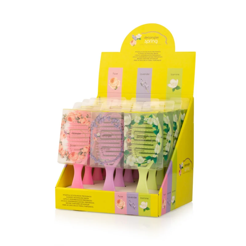 Labor detangler spring spazzola scioglinodi espositore 12pz