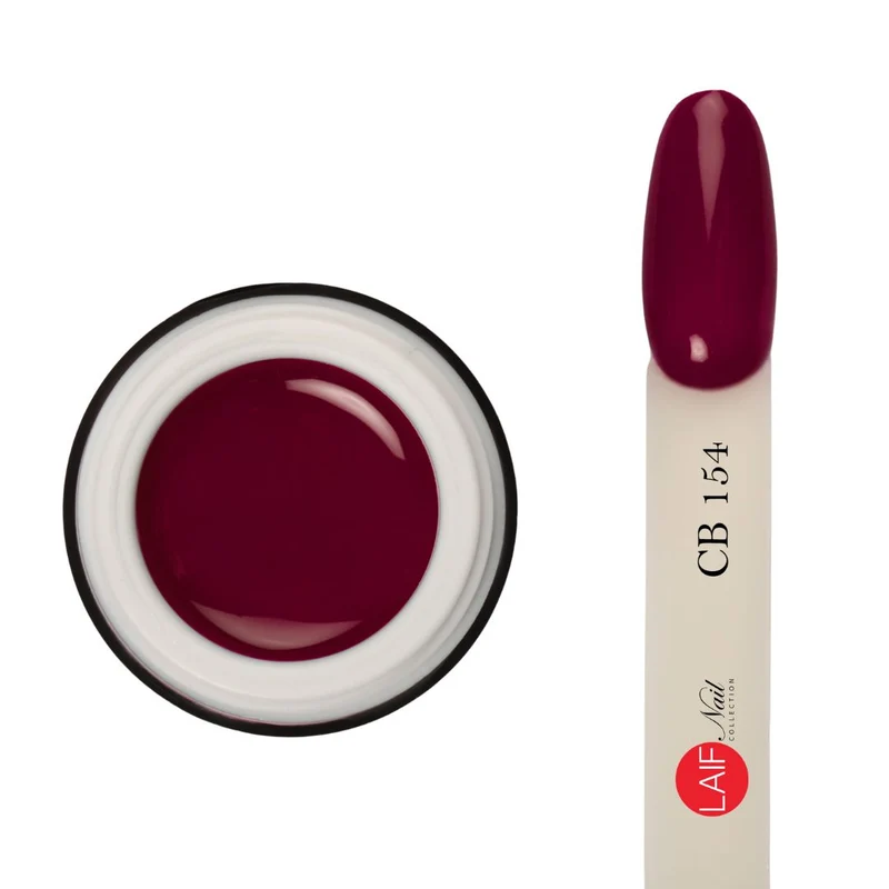 Laif Gel Color Basic CB154 Dark Cherry – Gel Unghie Rosso Ciliegia Scuro 6 ml
