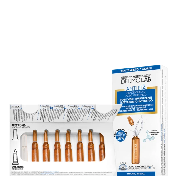 Dermolab Anti Età Fiale viso Rimpolpanti Trattamento Intensivo 7 x 1.8ml