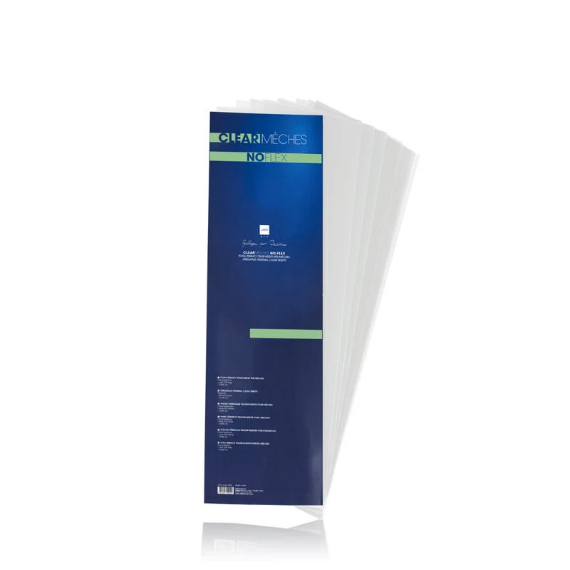 Labor clear meches fogli trasparenti no-flex 12X50 cm 100pz
