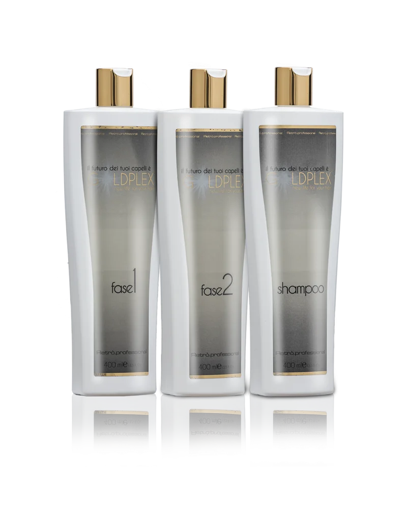 Retrò Specific Goldplex Kit Ricostruente Dopo Trattamenti Chimici 3 x 400 ml