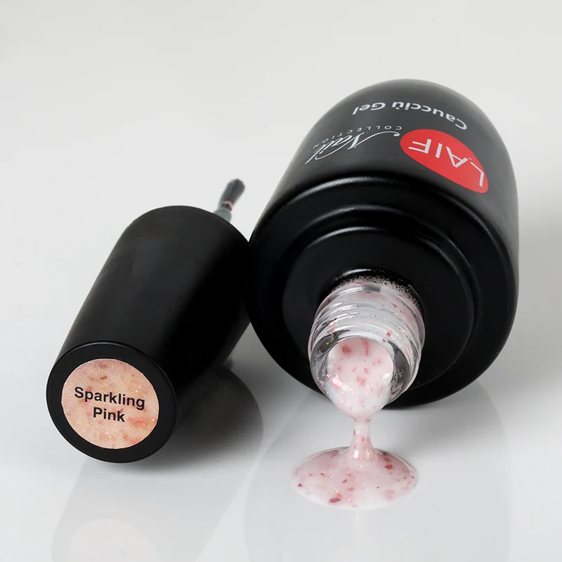 Laif Nail Gel Caucciù Sparkling Pink 15ml