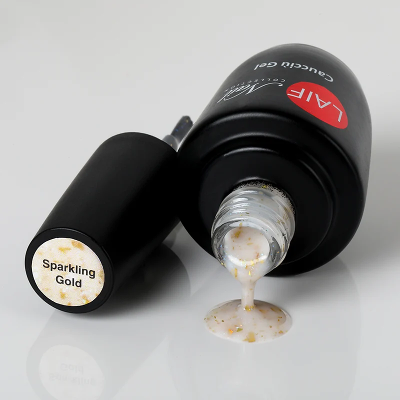 Laif Nail Gel Caucciù Sparkling Gold 15ml