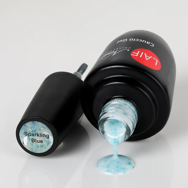 Laif Nail Gel Caucciù Sparkling Blue