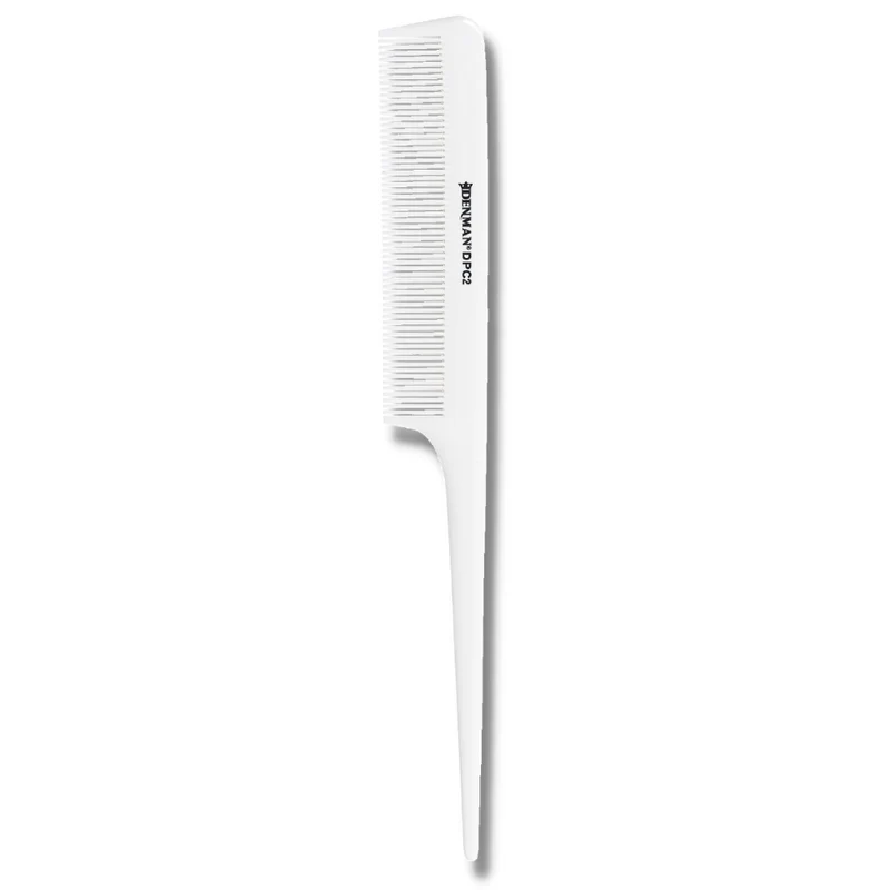 Denman pettine bianco coda plastica DPC2