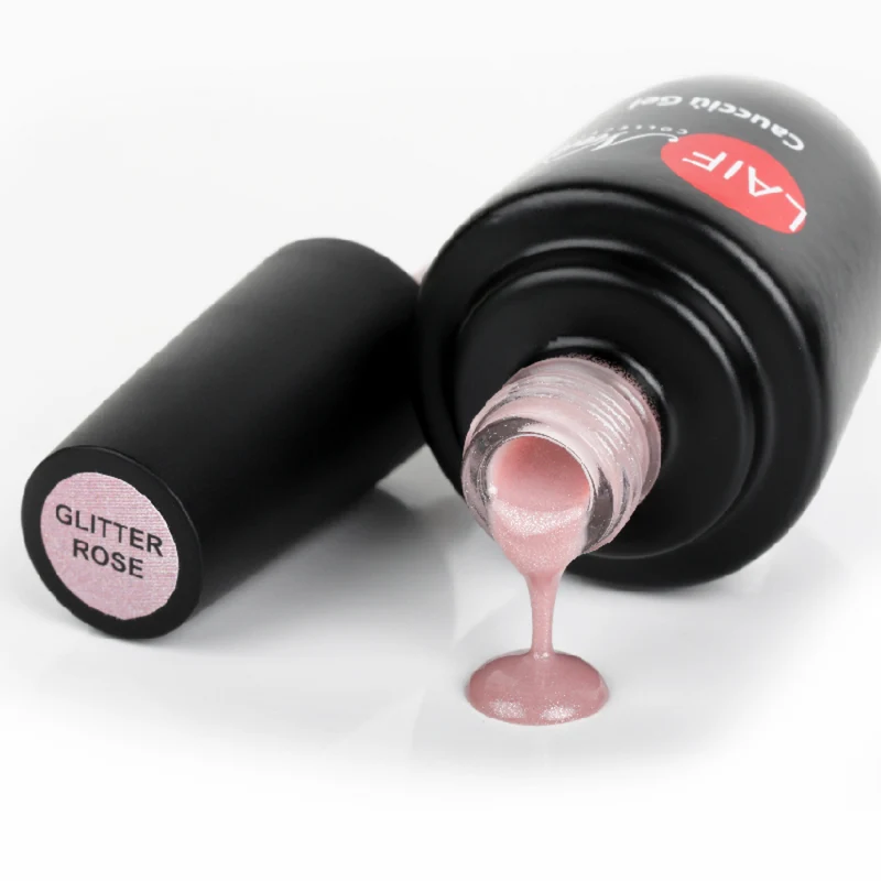 Laif Nail Gel Caucciù Glitter Rose