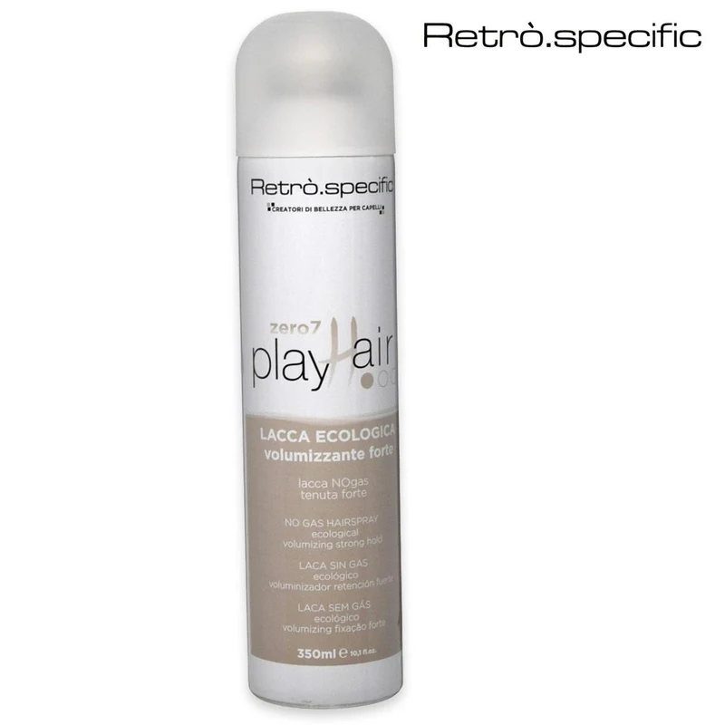 Retro.q Play Hair Lacca Ecologica Volumizzante Tenuta Forte 300ml