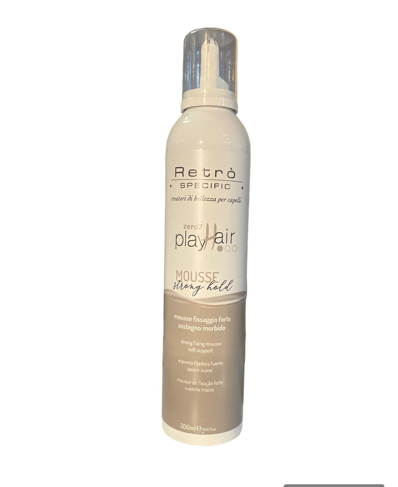 Retro.Specific ZERO7 Play Hair Mousse Fissante Tenuta Forte 300ML