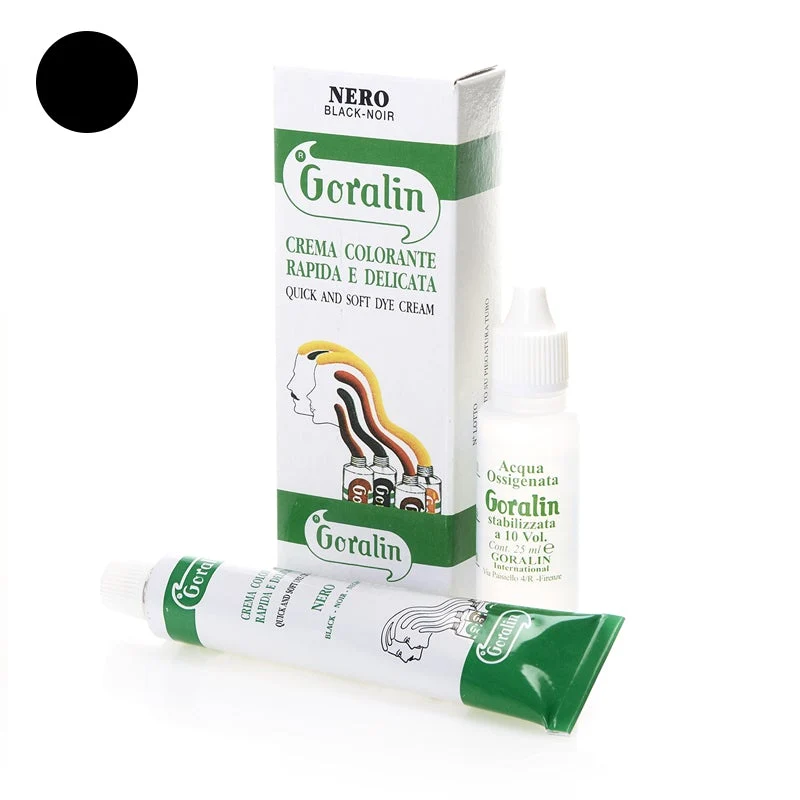 Goralin Tinta Nero per Barba, Baffi, Sopracciglia & Capelli