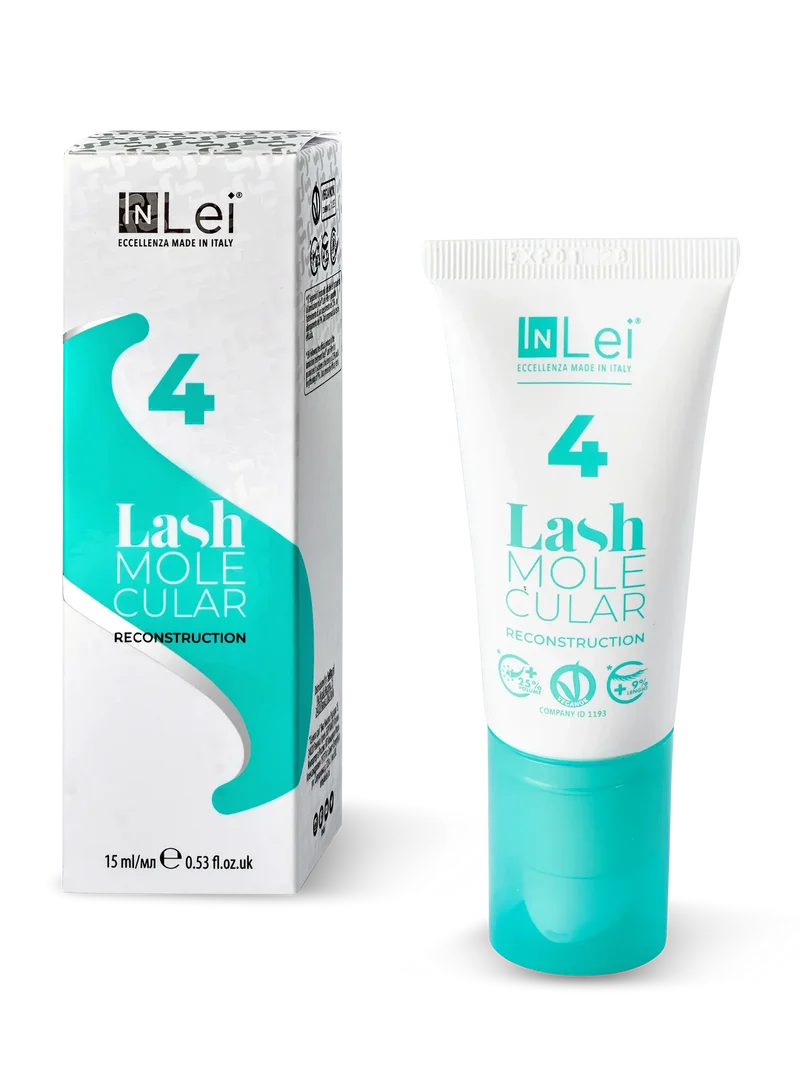 INLEI LASH MOLECULAR 4 RICOSTRUZIONE MOLECOLARE PER CIGLIA E SOPRACCIGLIA 15ML